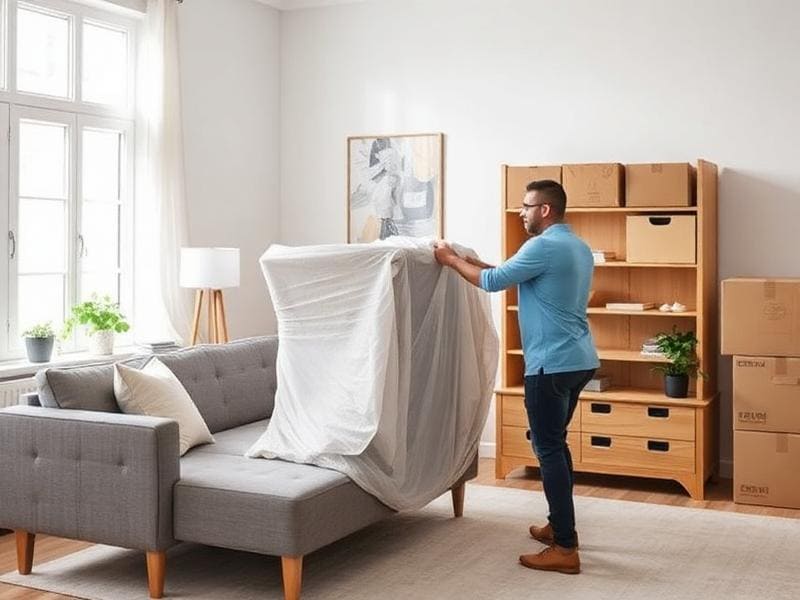 نقل أثاث المنازل مع التغليف الكامل